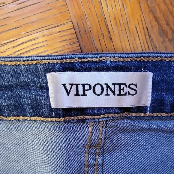 Vipones Denim Mini Skirt Size 10 New with Tags - Picture 2 of 8